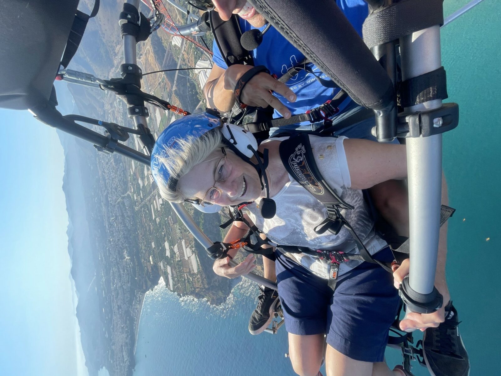 Fly Costa del Sol experience - Helen enjoying the ride