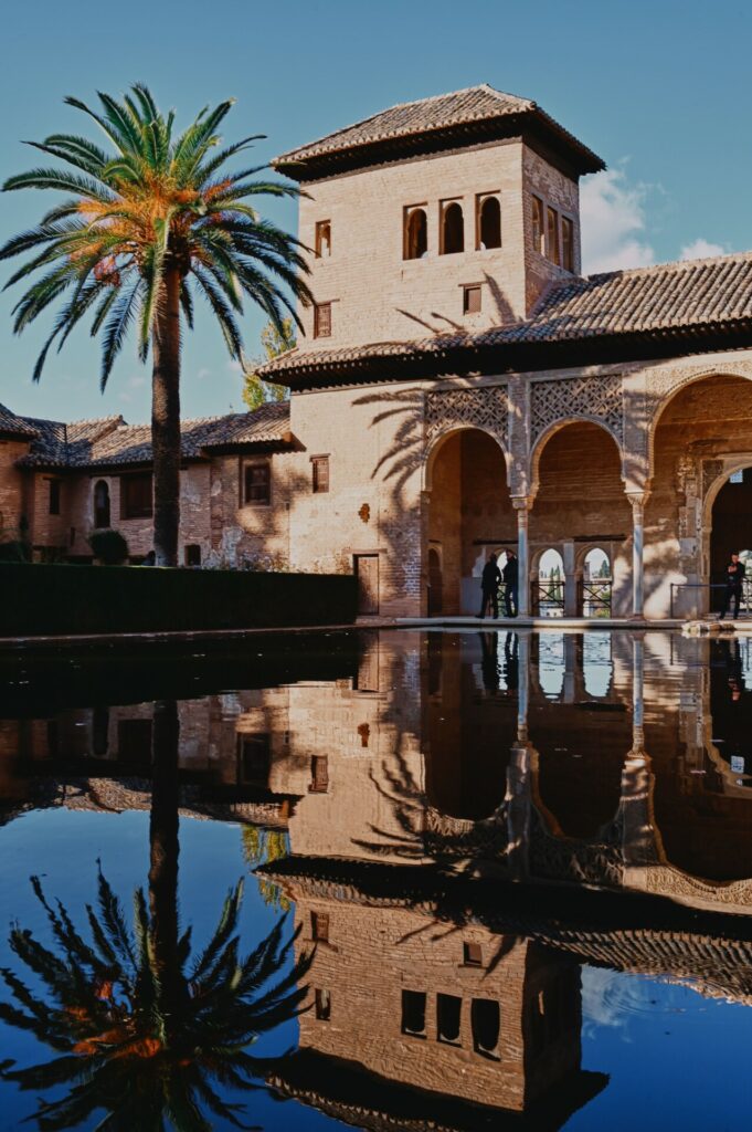 Granada inside the Alhambra gardens
