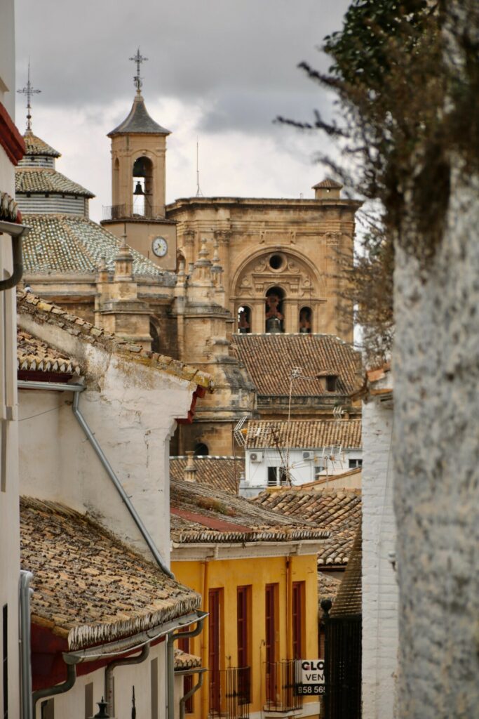 A view of a churvch in Granada